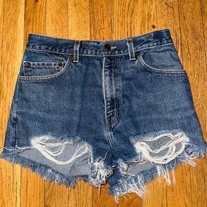 Levi’s vintage style denim shorts
